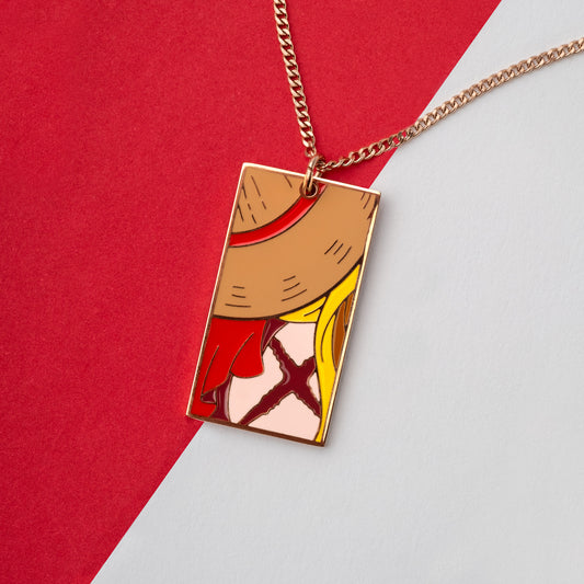 Straw Hat Pendant - One Piece - craftedbykaiyo