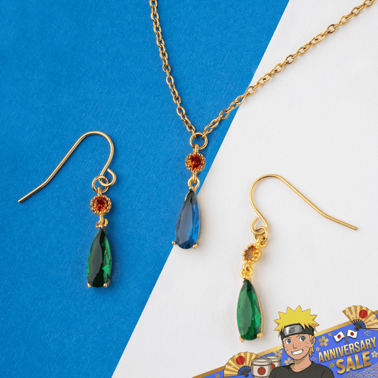 Howls Moving Castle - Wizard Howl - Necklace + Earring Set - craftedbykaiyo