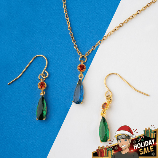 Howls Moving Castle - Wizard Howl - Necklace + Earring Set - craftedbykaiyo