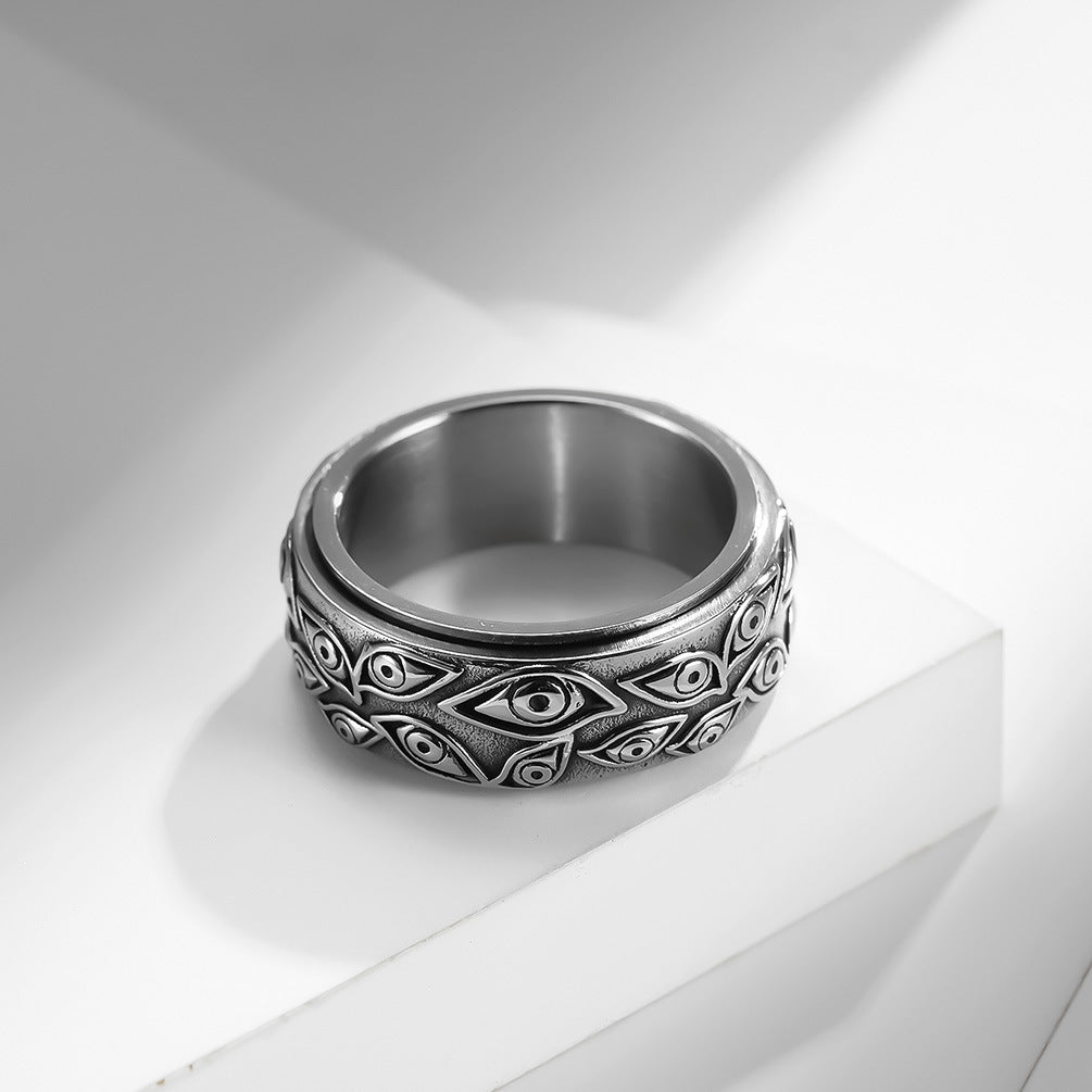 Prison Realm Spinner Ring - craftedbykaiyo