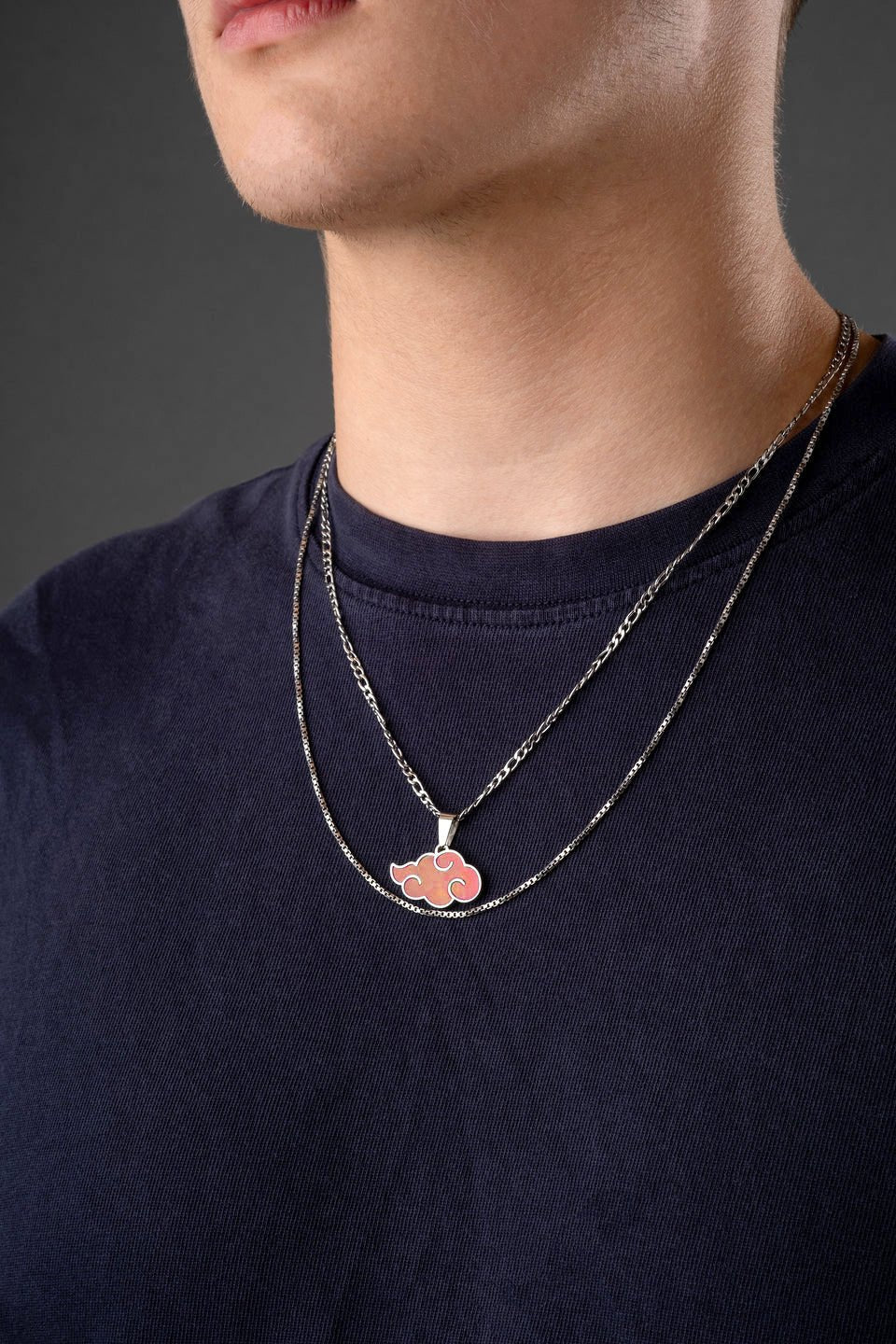RED Jade Akatsuki Pendant - Naruto - craftedbykaiyo