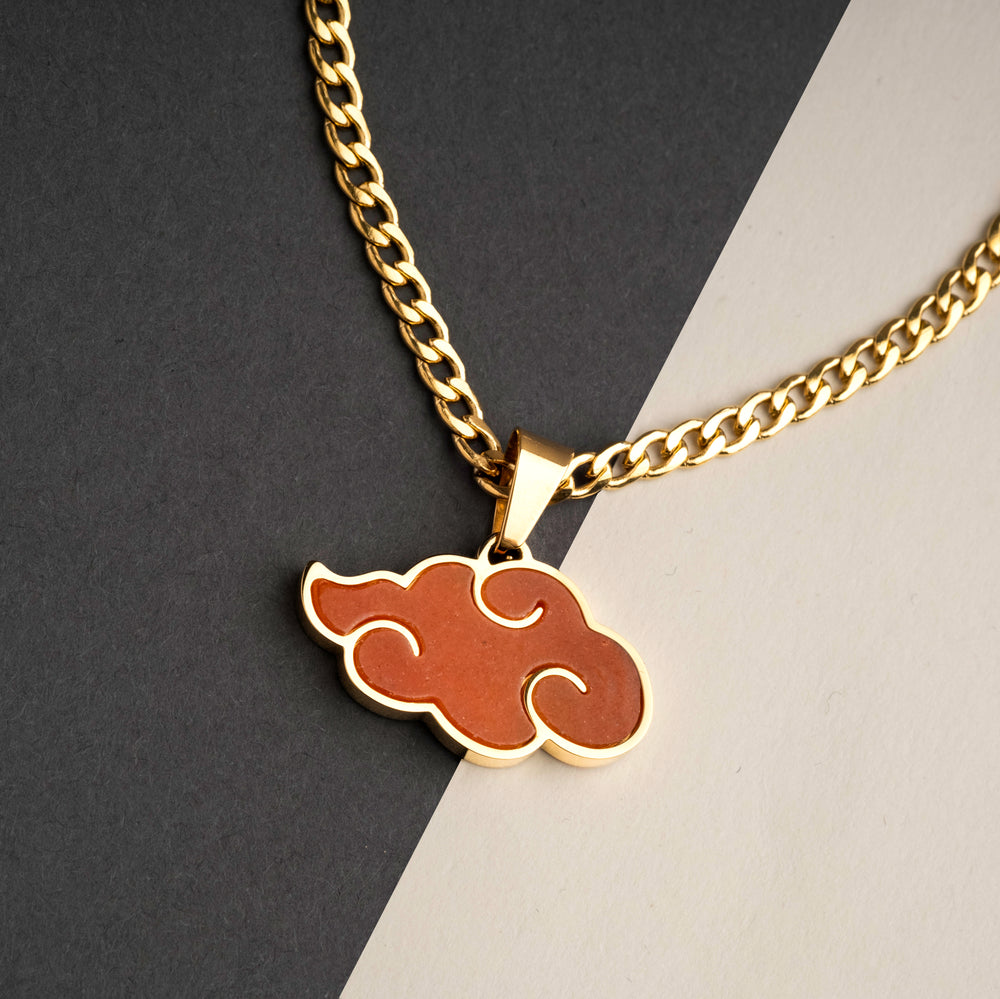 RED Jade Akatsuki Pendant - Naruto - craftedbykaiyo