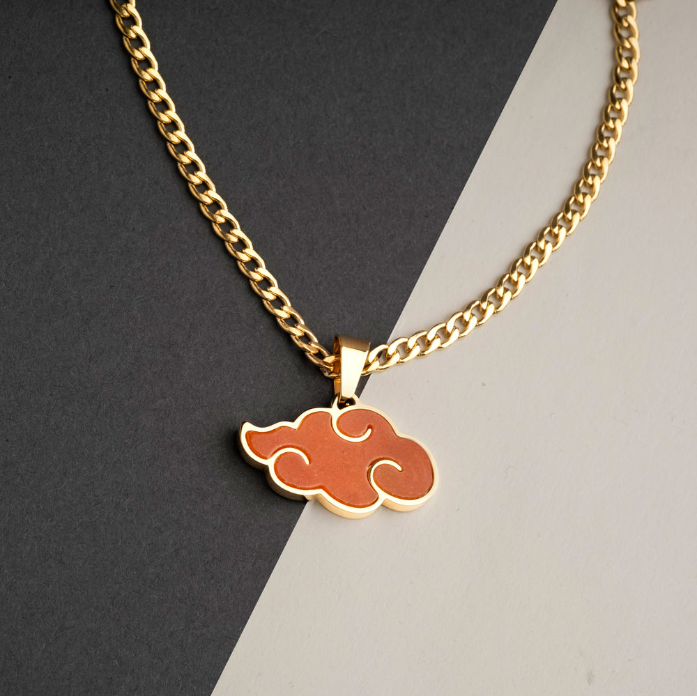 RED Jade Akatsuki Pendant - Naruto - craftedbykaiyo