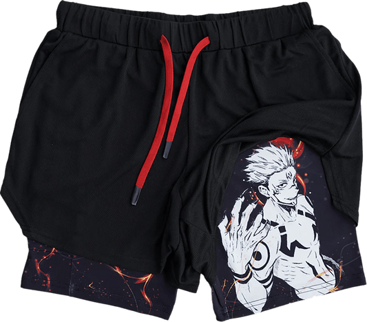 King of Curses Performance Shorts - craftedbykaiyo