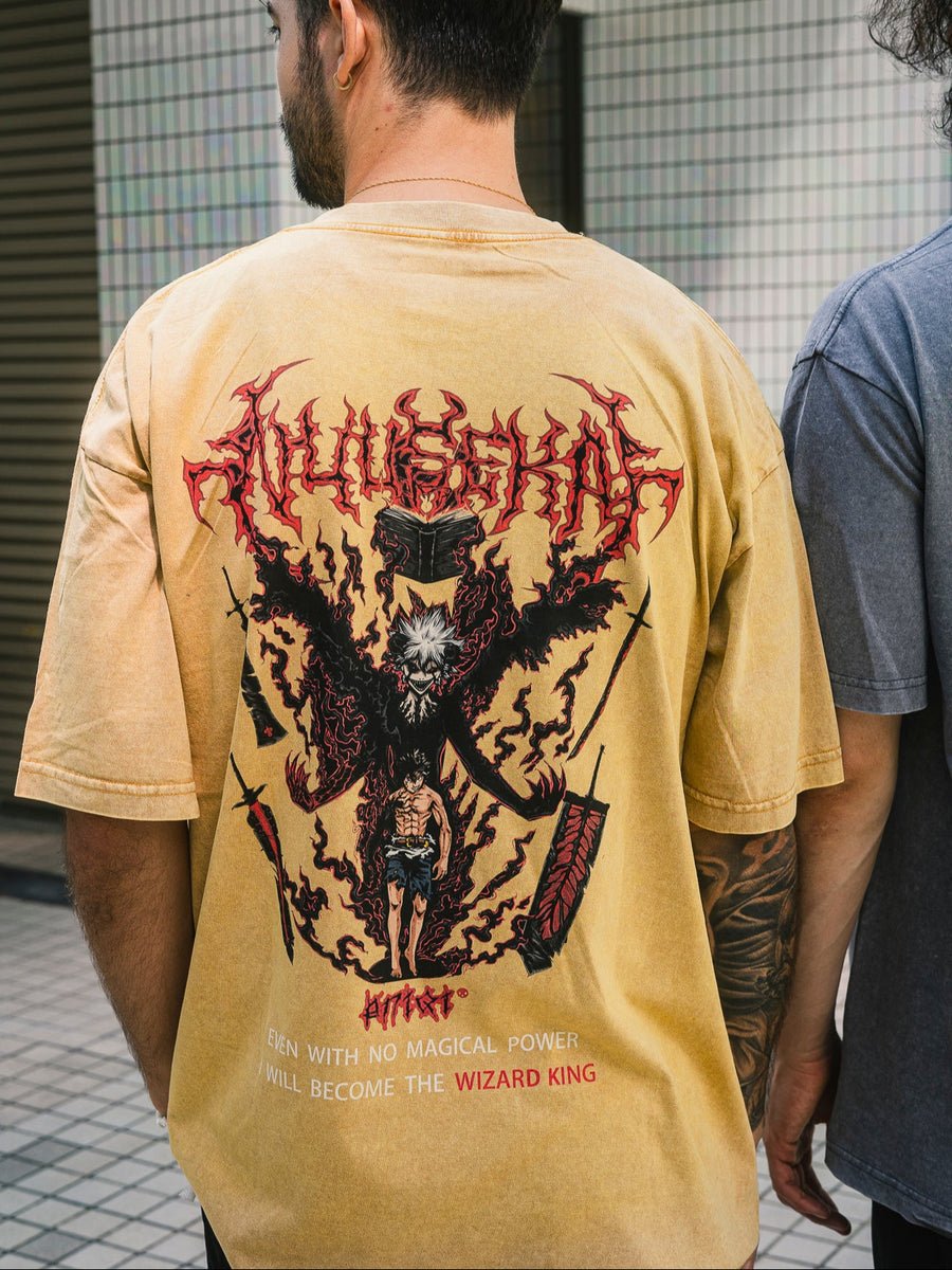 ASTA DEMON VINTAGE OVERSIZE TEE - craftedbykaiyo