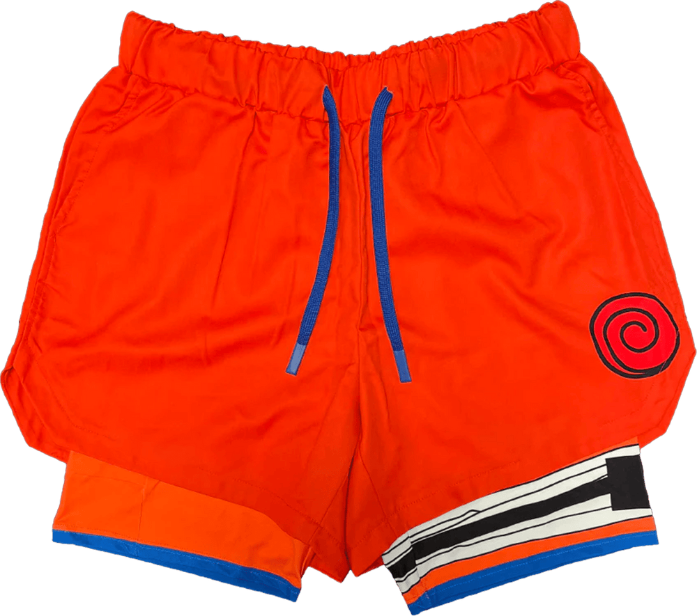 Orange Uniform Performance Shorts - craftedbykaiyo