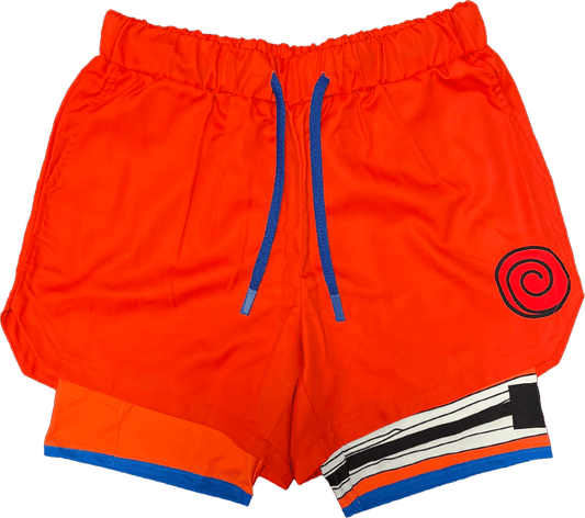 Orange Uniform Performance Shorts - craftedbykaiyo