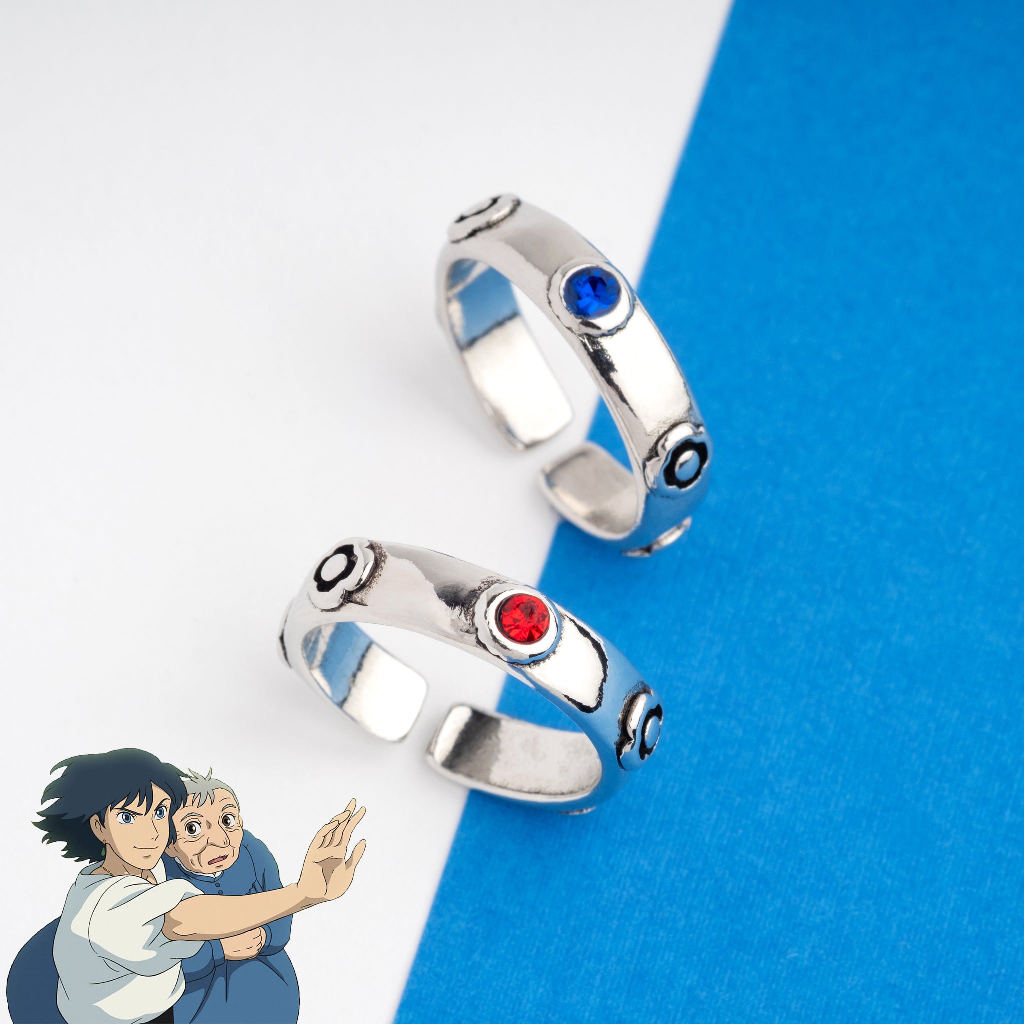 Howls Riung Howls Moving Castle - Ring Set - Wizard Howl & Sophie – craftedbykaiyo