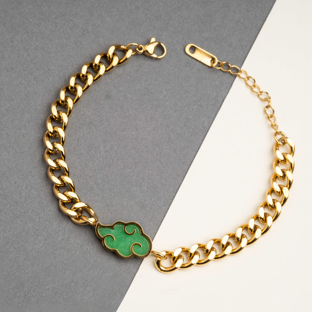 Jade Akatsuki Bracelet - Naruto - craftedbykaiyo
