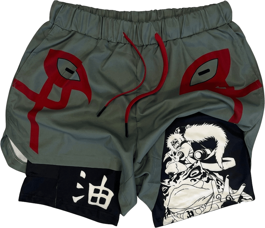 Swamp Sage Performance Shorts - craftedbykaiyo