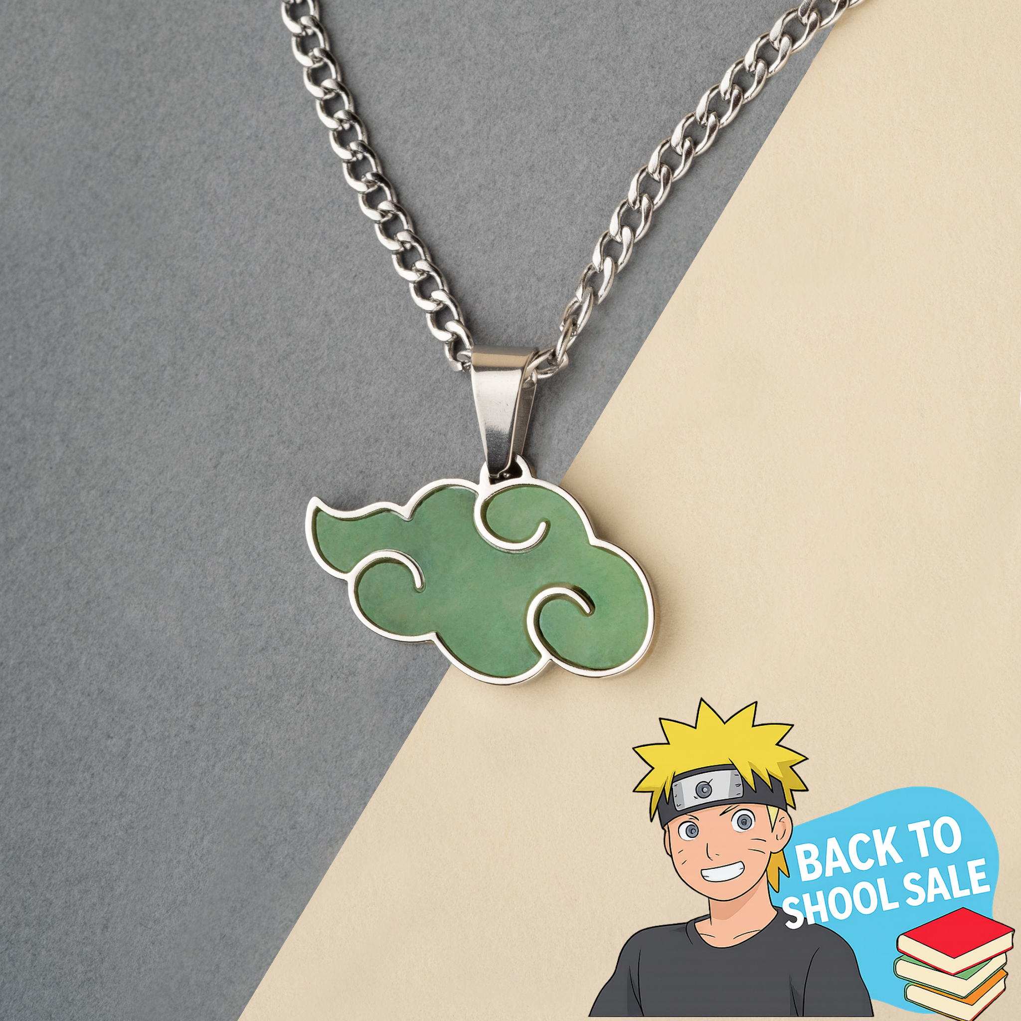 Jade Akatsuki Pendant - Naruto