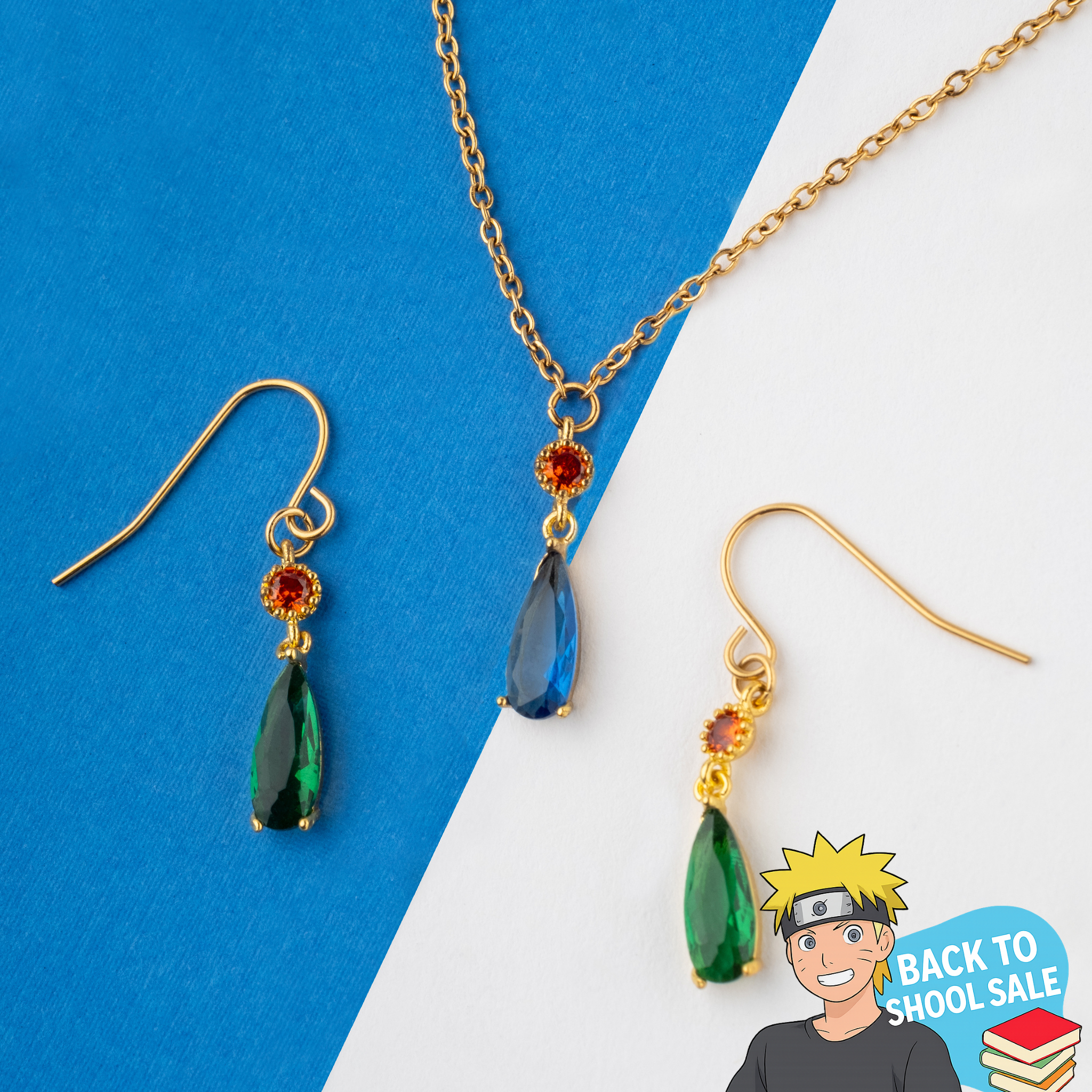 Howls Moving Castle - Wizard Howl - Necklace + Earring Set