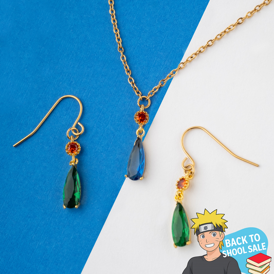 Howls Moving Castle - Wizard Howl - Necklace + Earring Set