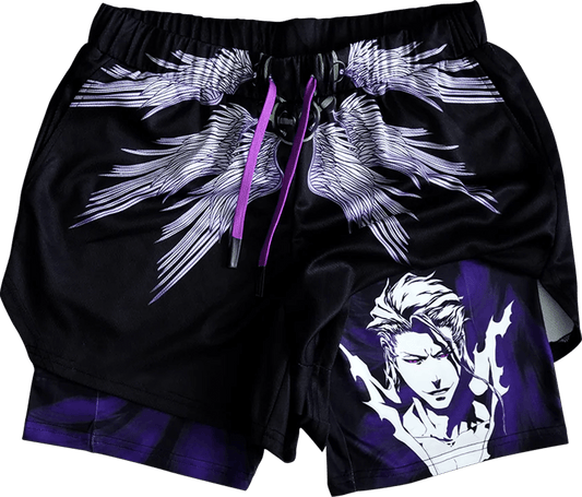 Wings of Oblivion Performance Shorts - craftedbykaiyo