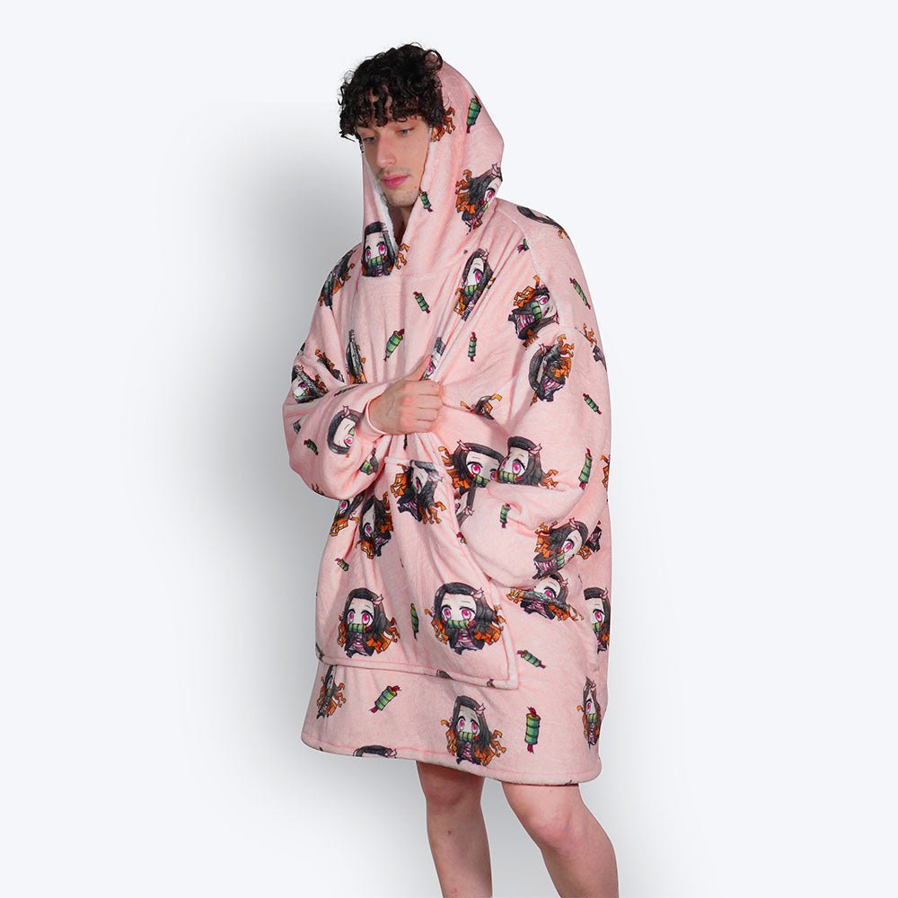 Anime Blanket Hoodies - BLACK FRIDAY SALE - craftedbykaiyo