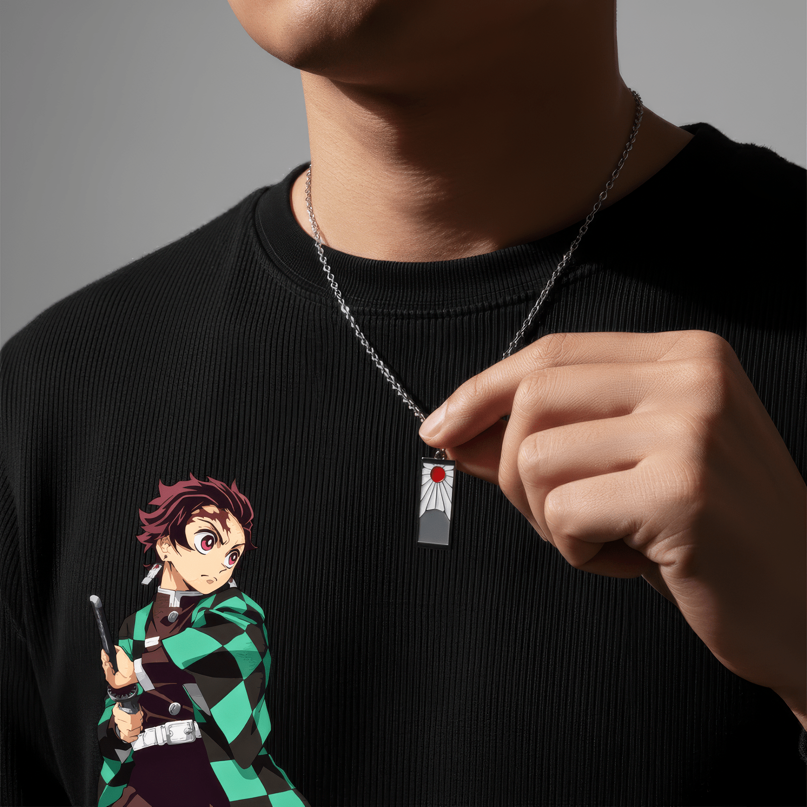 Demon Slayer Necklace - craftedbykaiyo