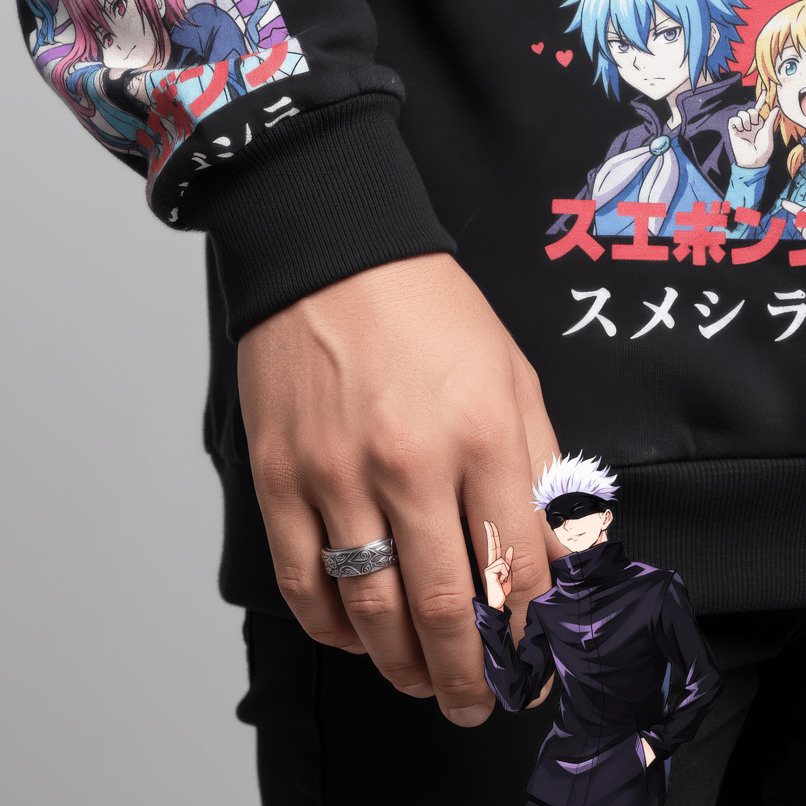 Prison Realm Spinner Ring - craftedbykaiyo