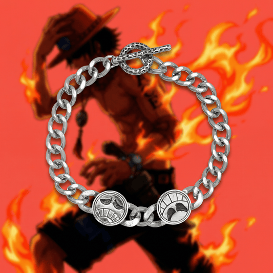 Ace Bracelet - Silver - One Piece - craftedbykaiyo