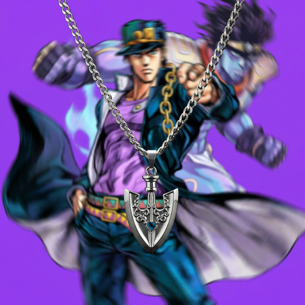 JJBA - Silver Requiem Arrow Necklace – craftedbykaiyo