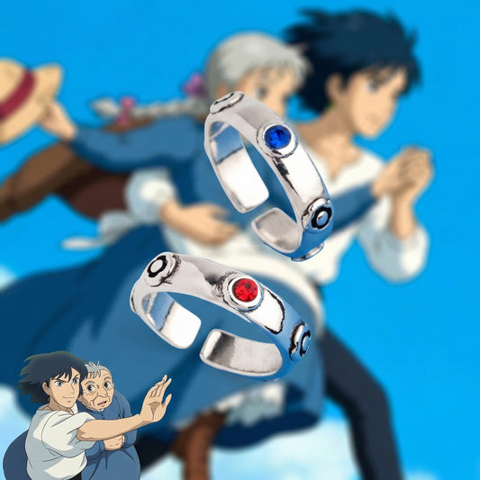 Howls Moving Castle - Ring Set - Wizard Howl & Sophie - craftedbykaiyo