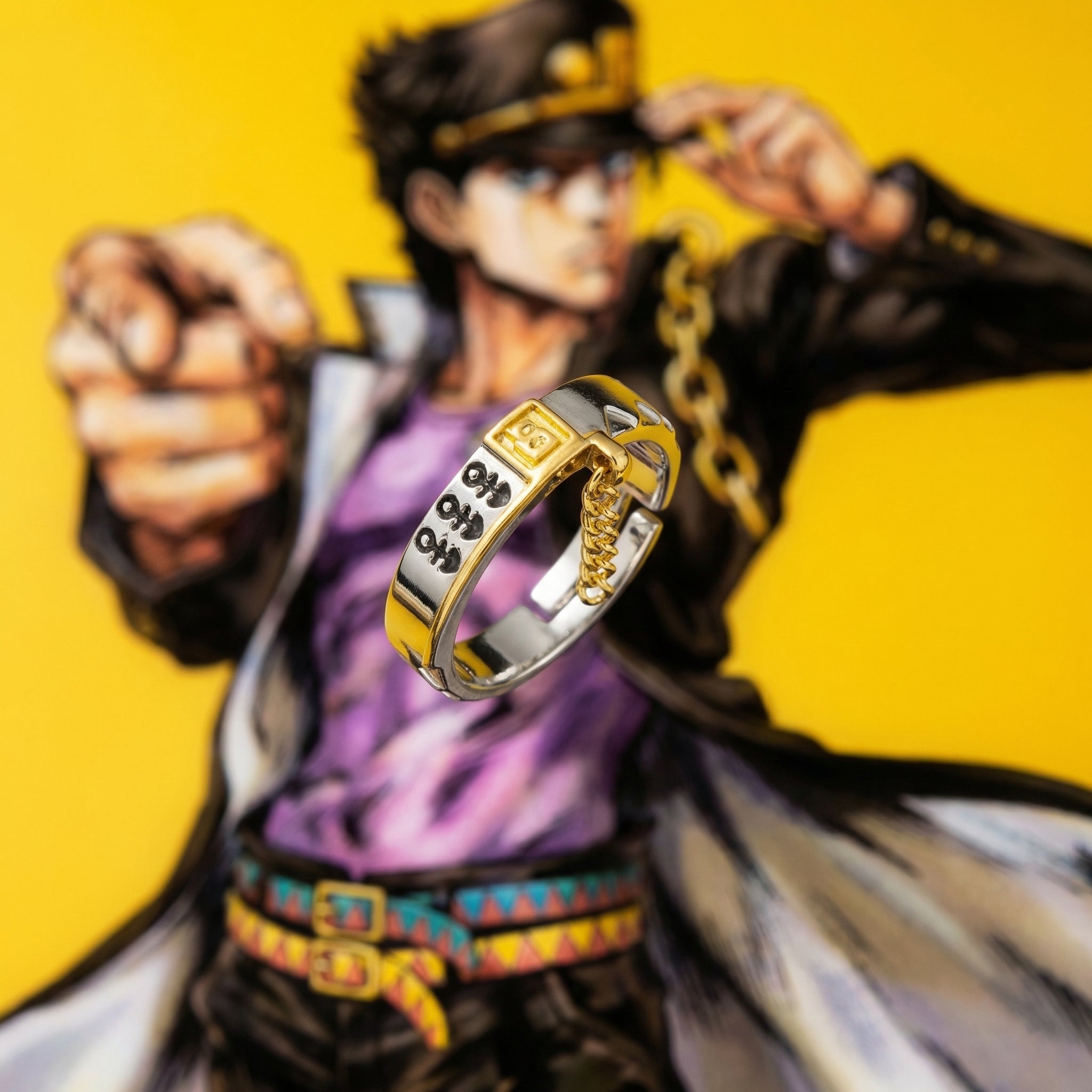 Jotaro Joestar Ring - JoJo's Bizarre Adventure - craftedbykaiyo