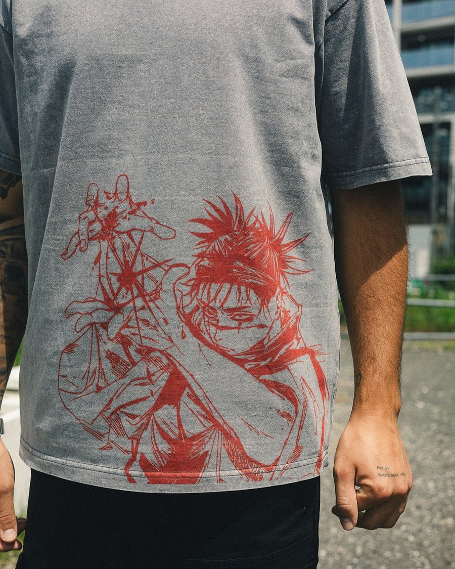 2 - SIDED BLOODBOUND VINTAGE OVERSIZE TEE - craftedbykaiyo