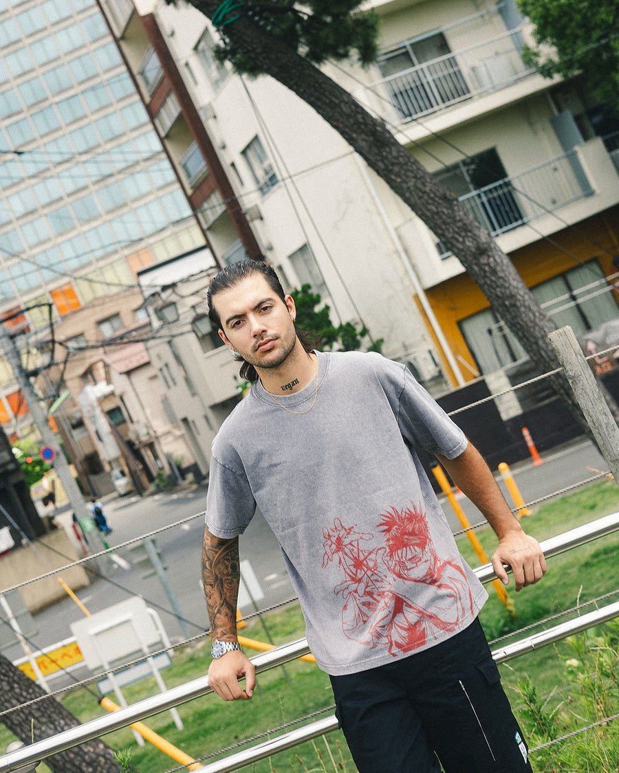 2 - SIDED BLOODBOUND VINTAGE OVERSIZE TEE - craftedbykaiyo