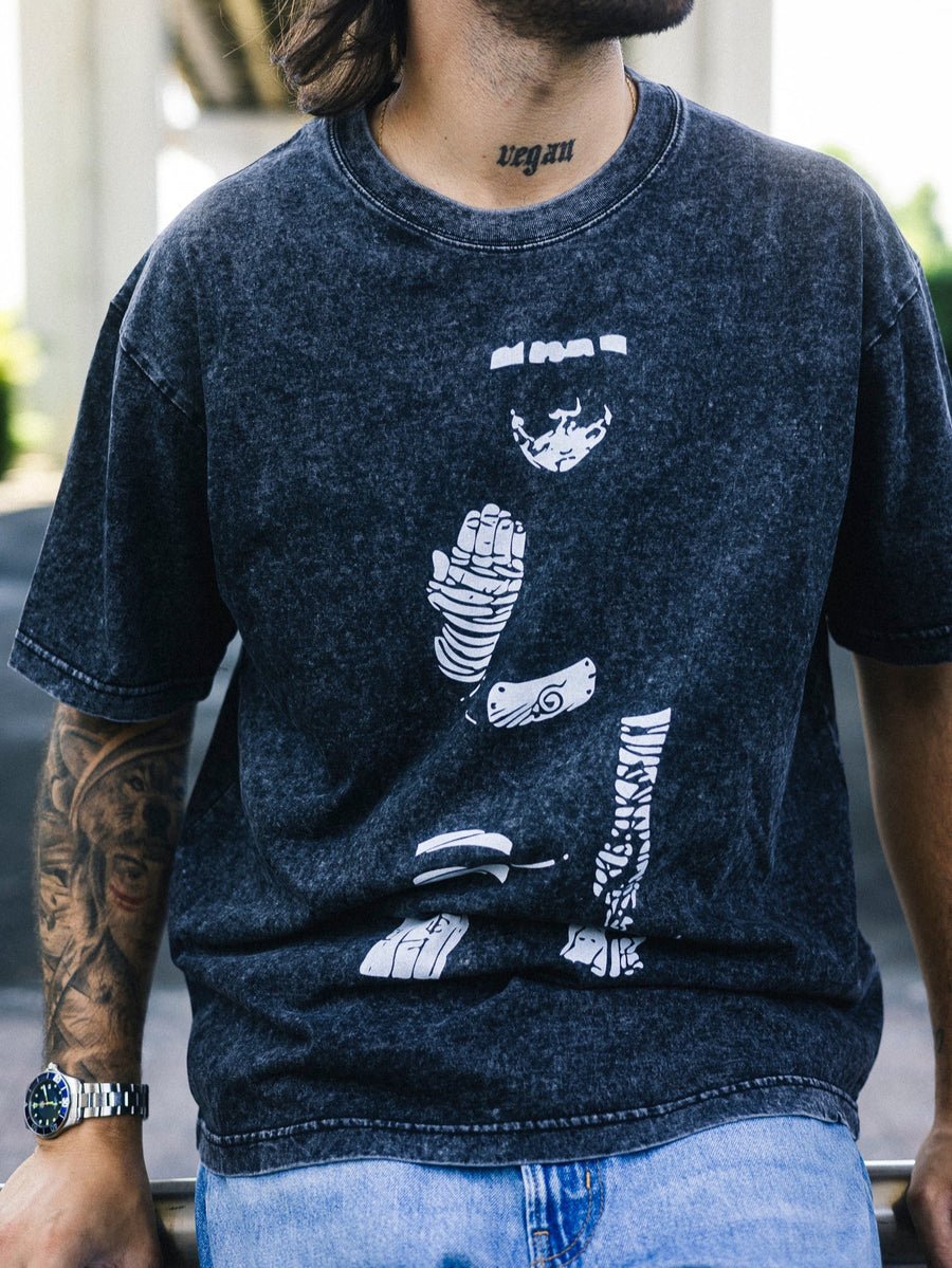 ROCK LEE VINTAGE OVERSIZE TEE - craftedbykaiyo