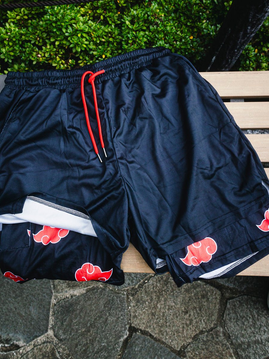 CLOUDS PERFORMANCE SHORTS - craftedbykaiyo