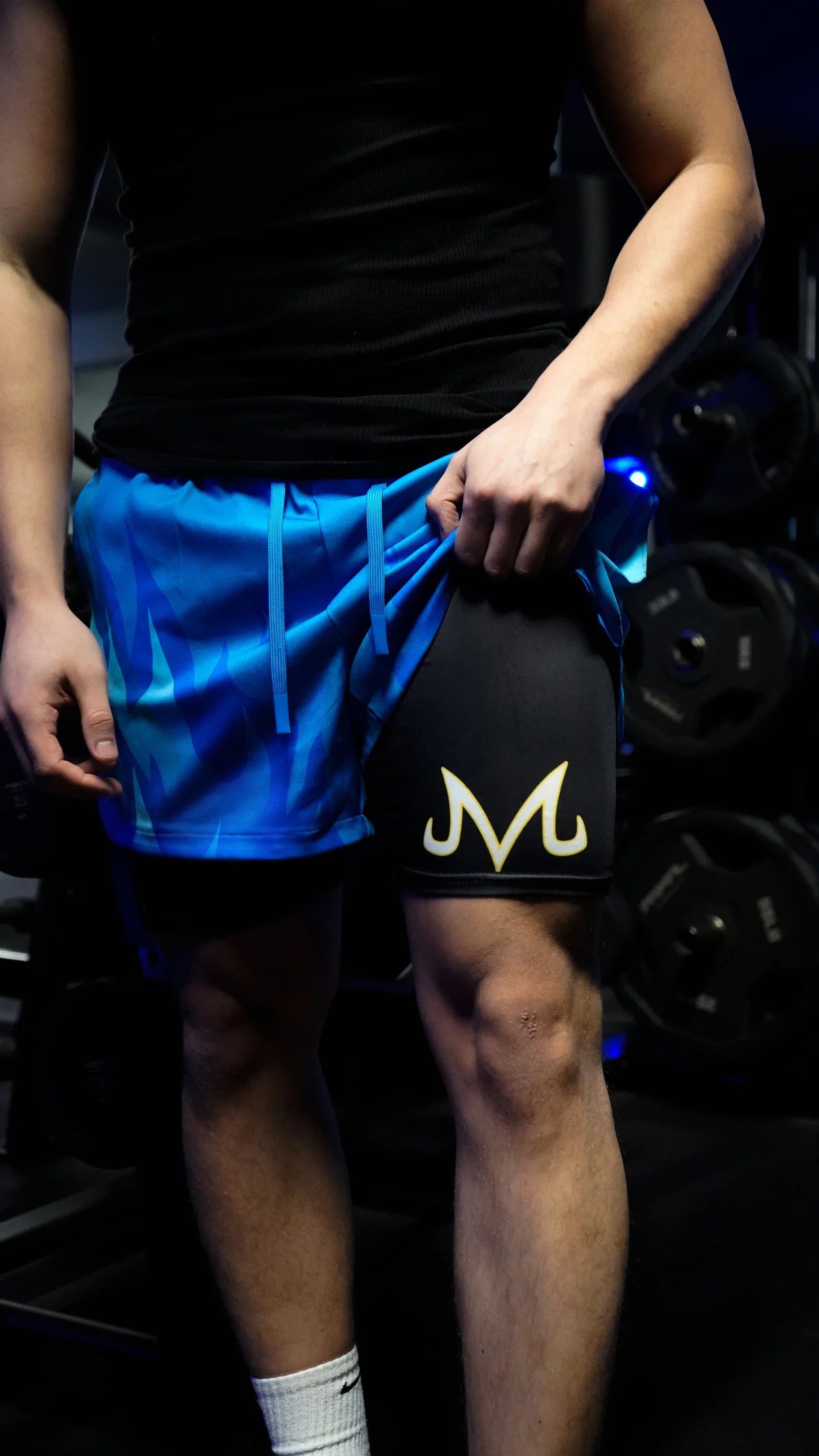 Blue Warrior Performance Shorts - craftedbykaiyo