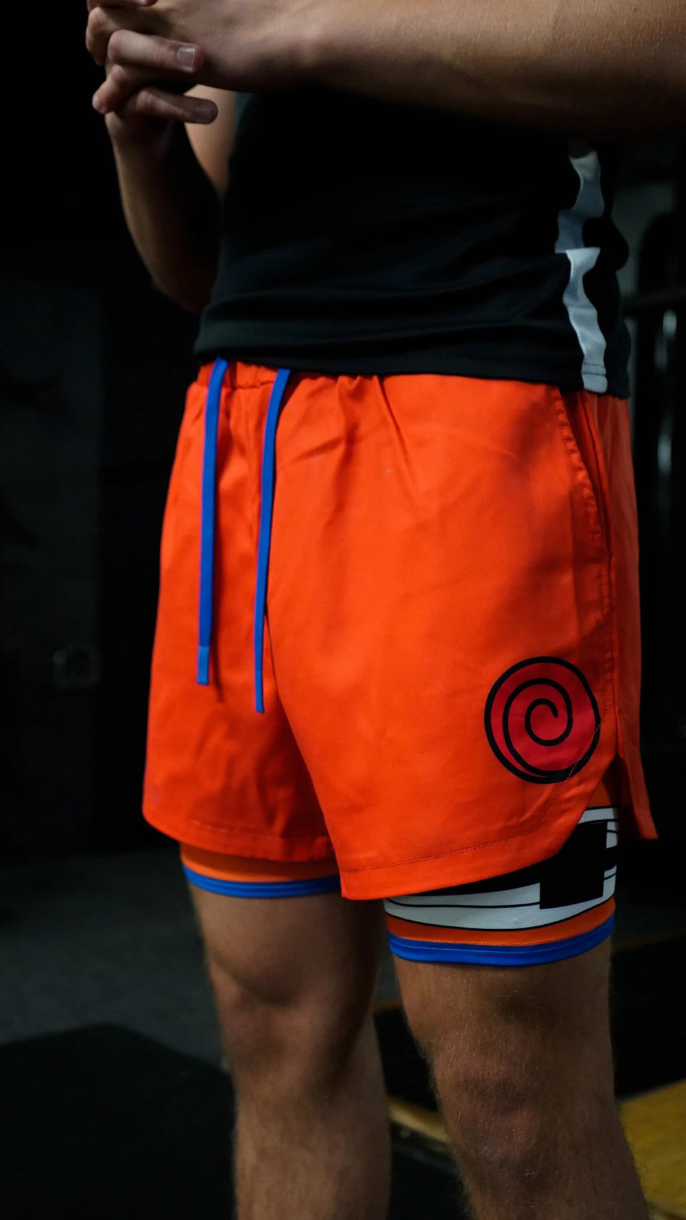 Orange Uniform Performance Shorts - craftedbykaiyo