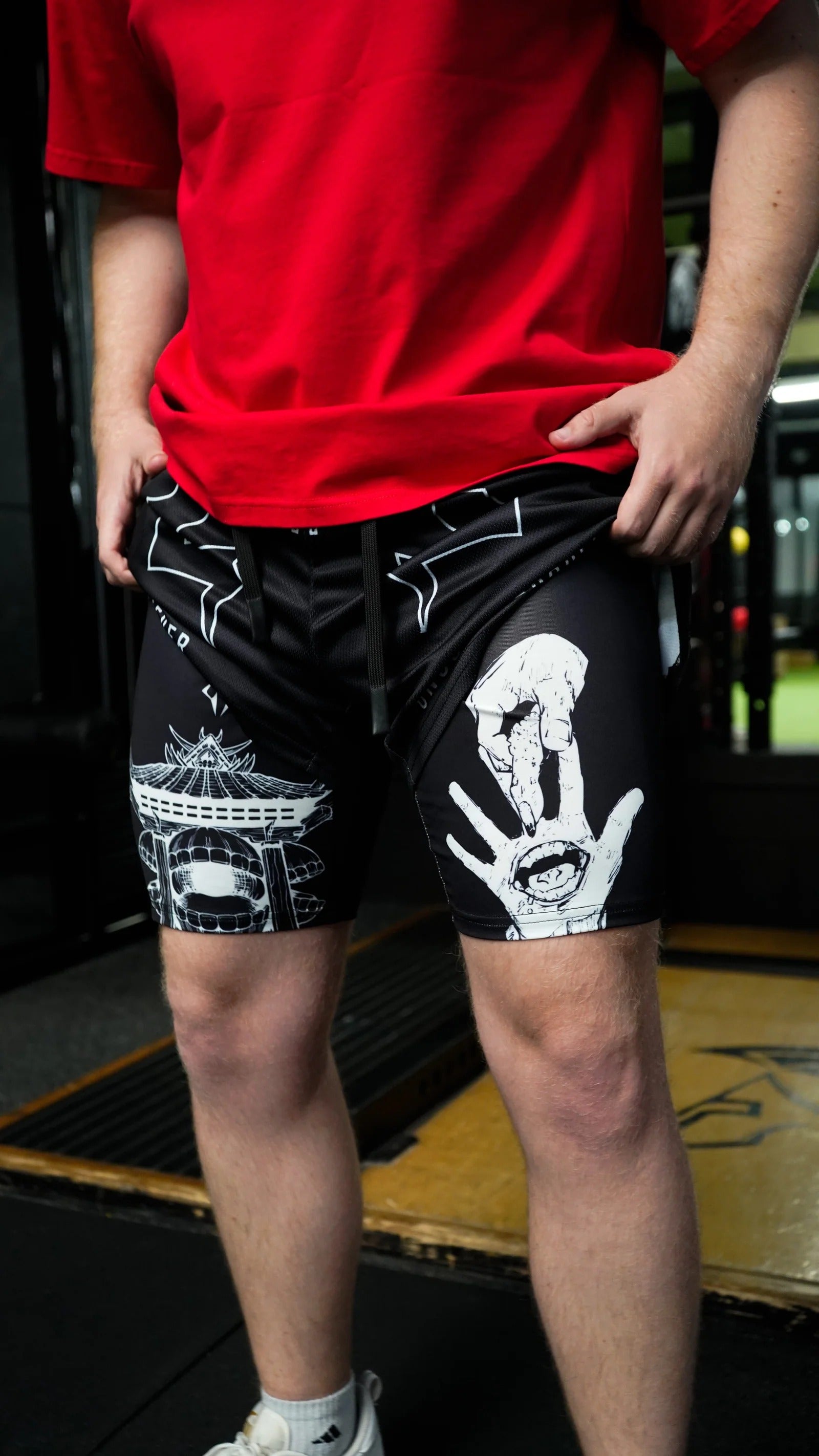 Unconquerable Curse Performance Shorts - craftedbykaiyo