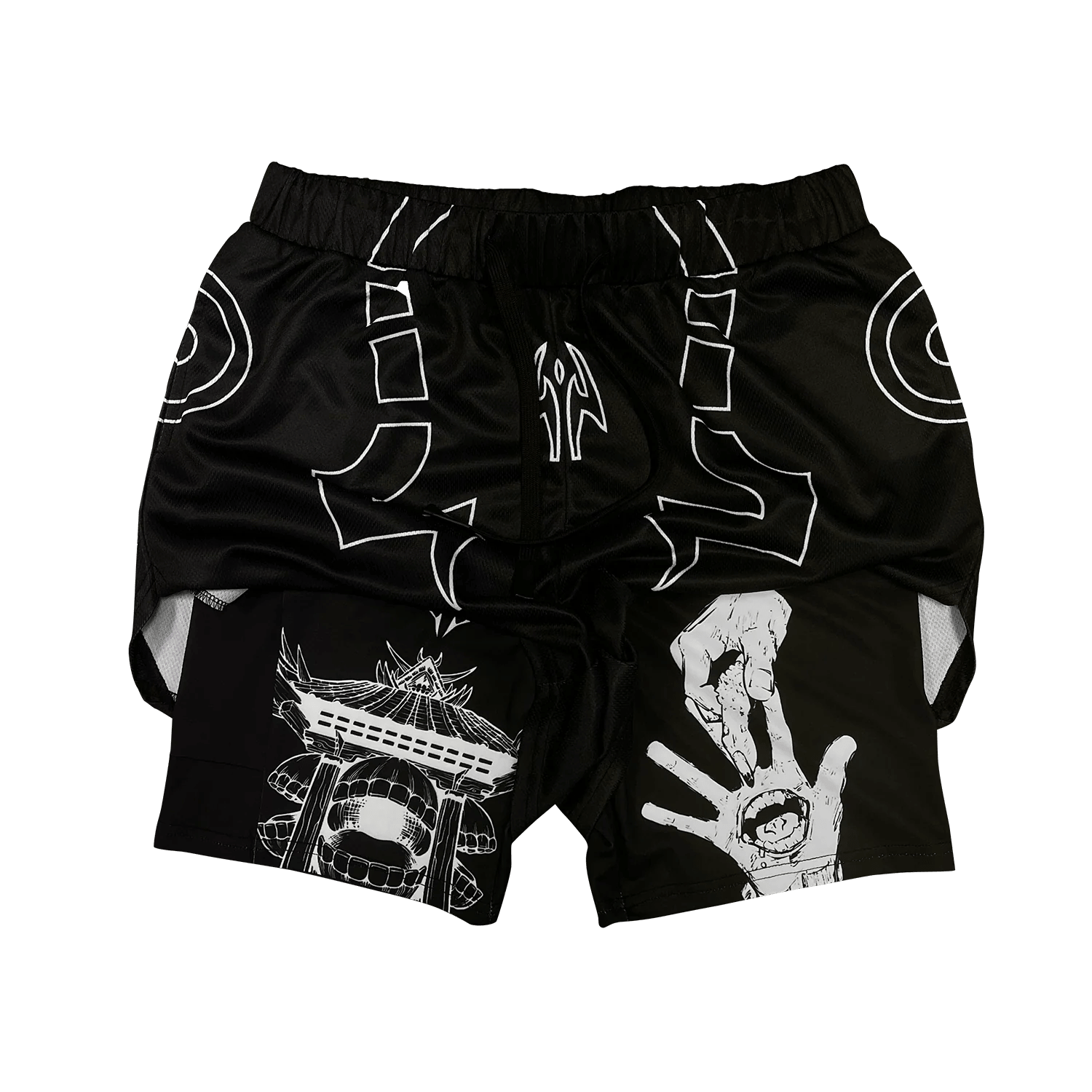 Unconquerable Curse Performance Shorts - craftedbykaiyo