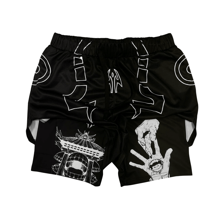 Unconquerable Curse Performance Shorts - craftedbykaiyo