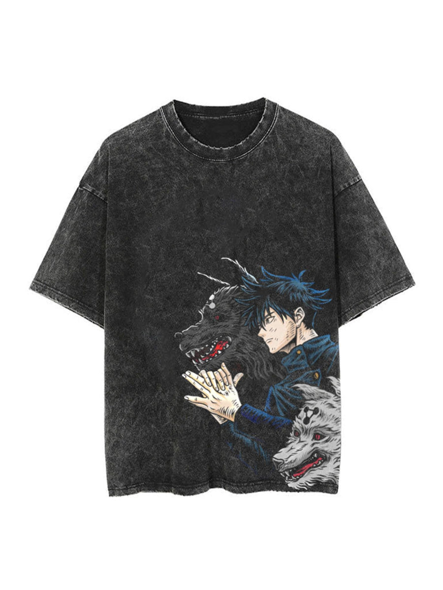 THE DIVINE DOGS VINTAGE TEE - JJK - craftedbykaiyo