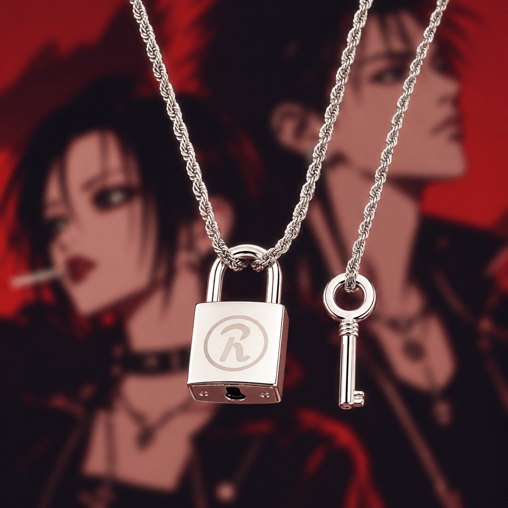 Lock & Key Couple Necklace Set - NANA - craftedbykaiyo