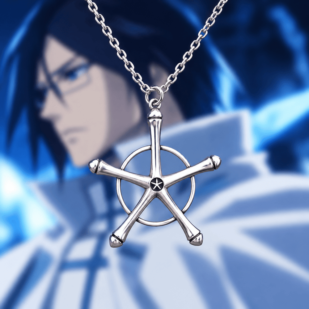 Uryu's Quincy Cross Necklace - Bleach - craftedbykaiyo