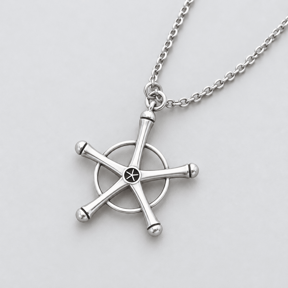 Uryu's Quincy Cross Necklace - Bleach - craftedbykaiyo