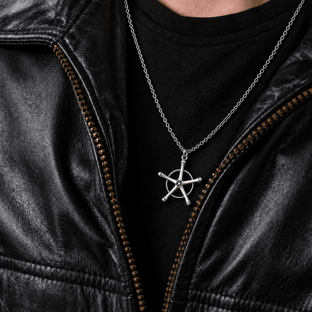 Uryu's Quincy Cross Necklace - Bleach - craftedbykaiyo