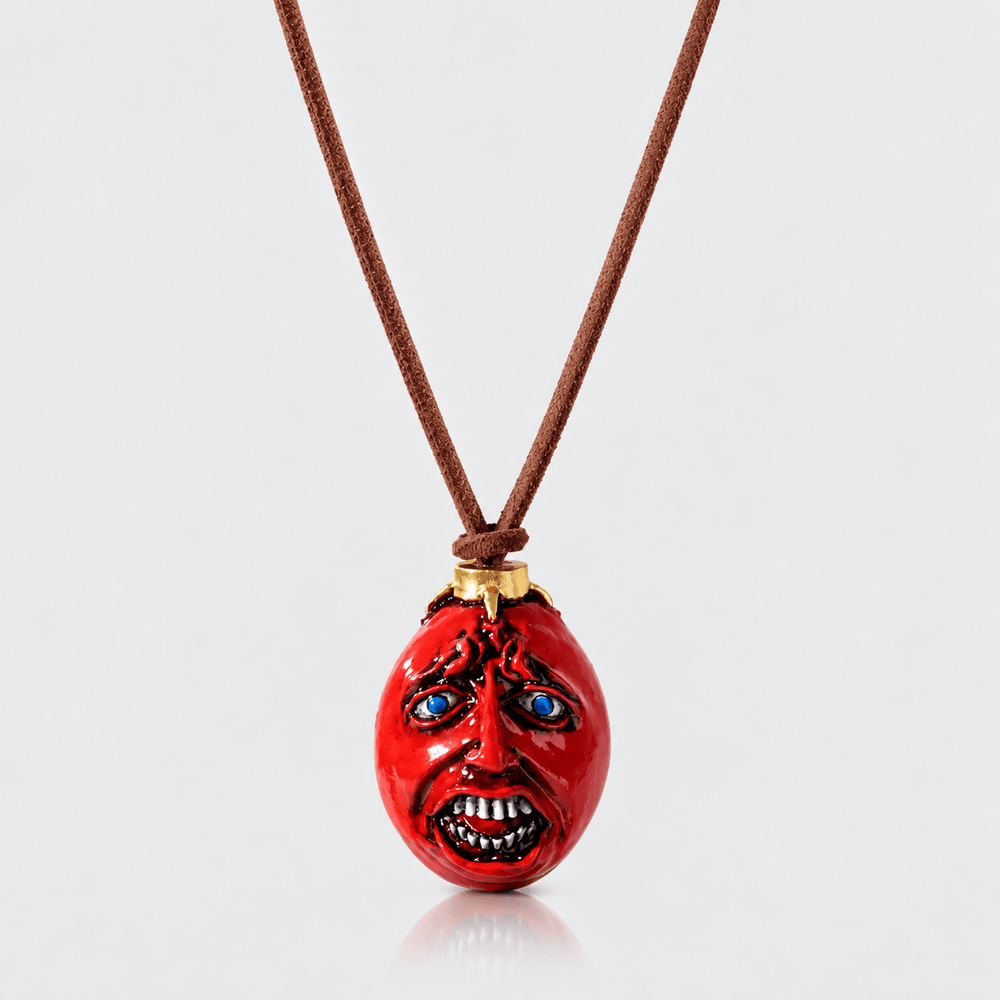 Crimson Behelit Necklace - Berserk - craftedbykaiyo