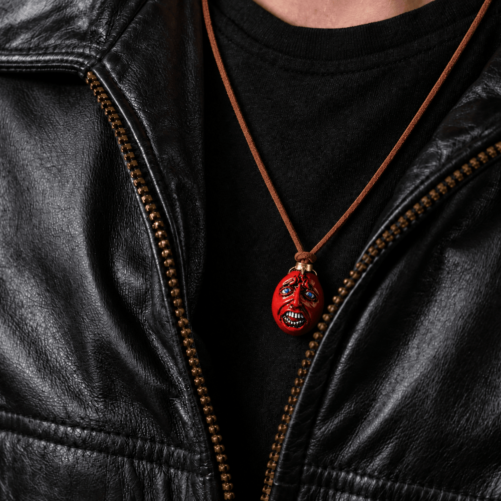 Crimson Behelit Necklace - Berserk - craftedbykaiyo
