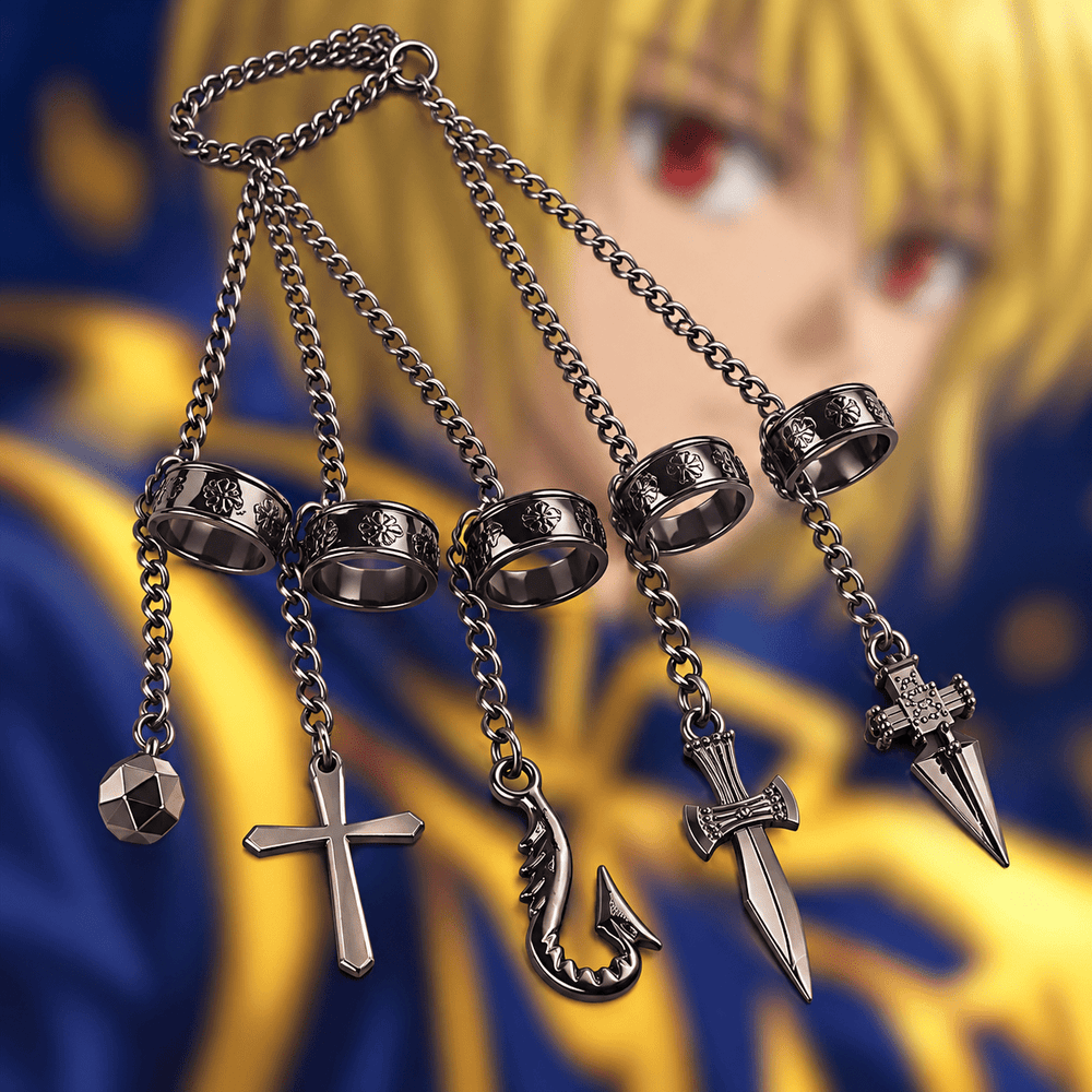 Kurapika Five-Chain Adjustable Bracelet - HXH - craftedbykaiyo