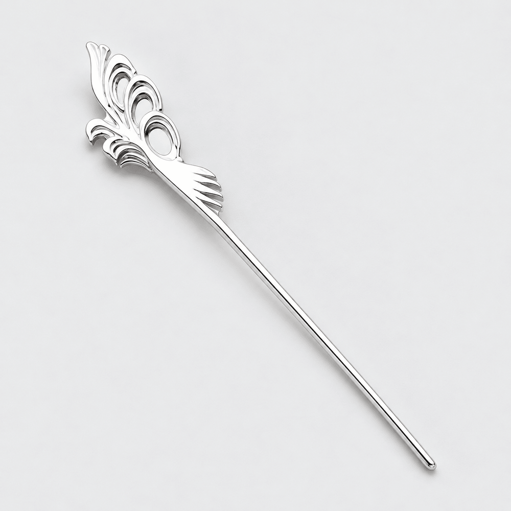 Jinshi's Feather Hairpin - The Apothecary Diaries - craftedbykaiyo