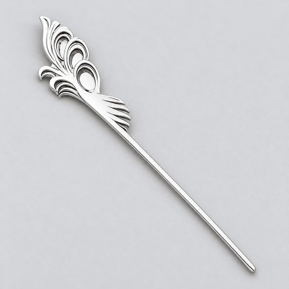 Jinshi's Feather Hairpin - The Apothecary Diaries - craftedbykaiyo