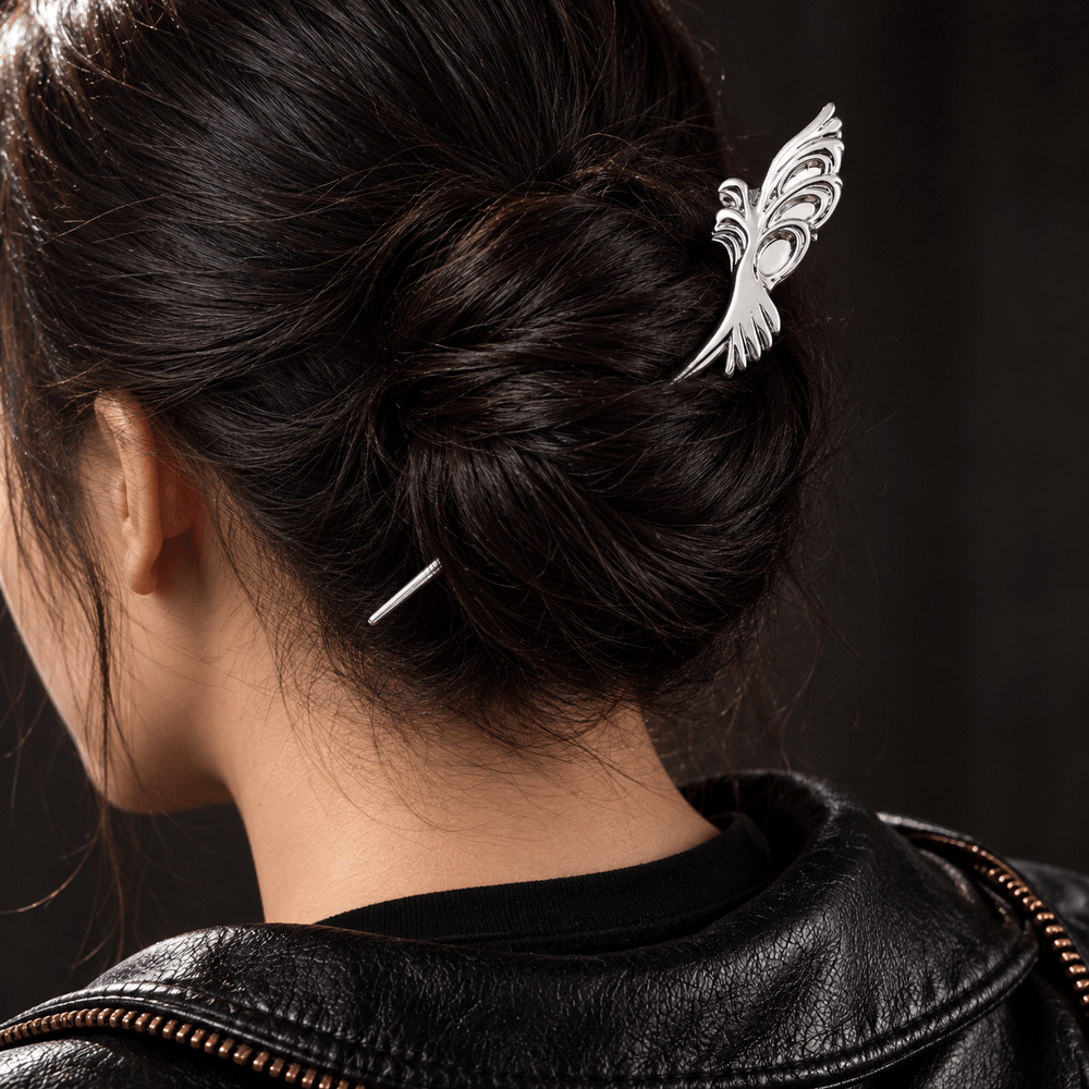 Jinshi's Feather Hairpin - The Apothecary Diaries - craftedbykaiyo