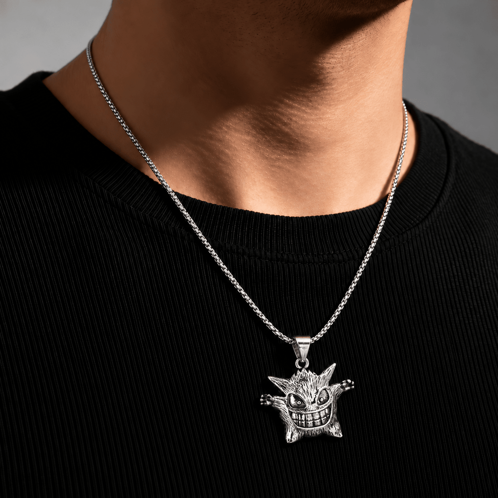 Gengar Pendant Necklace - Pokémon - craftedbykaiyo