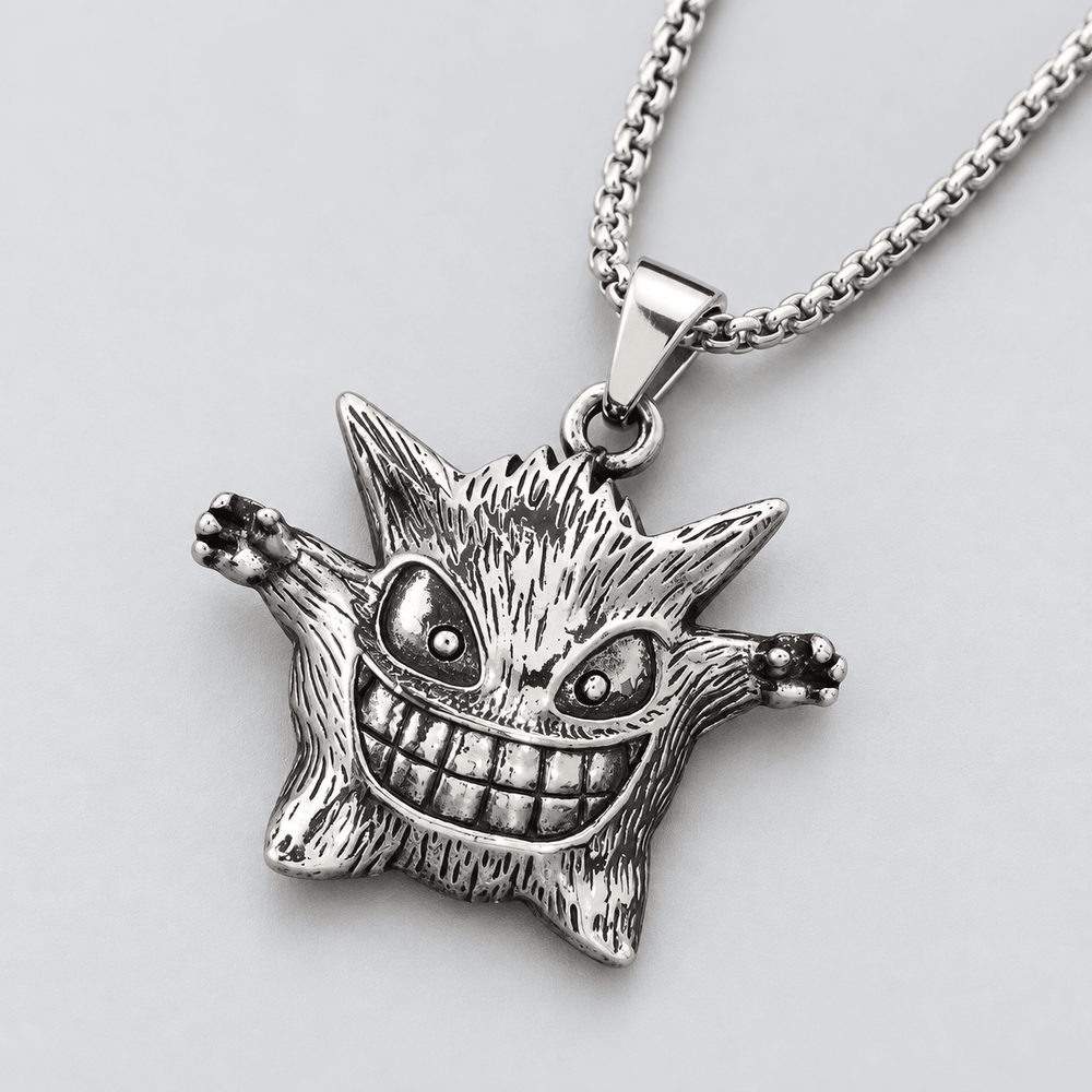 Gengar Pendant Necklace - Pokémon - craftedbykaiyo