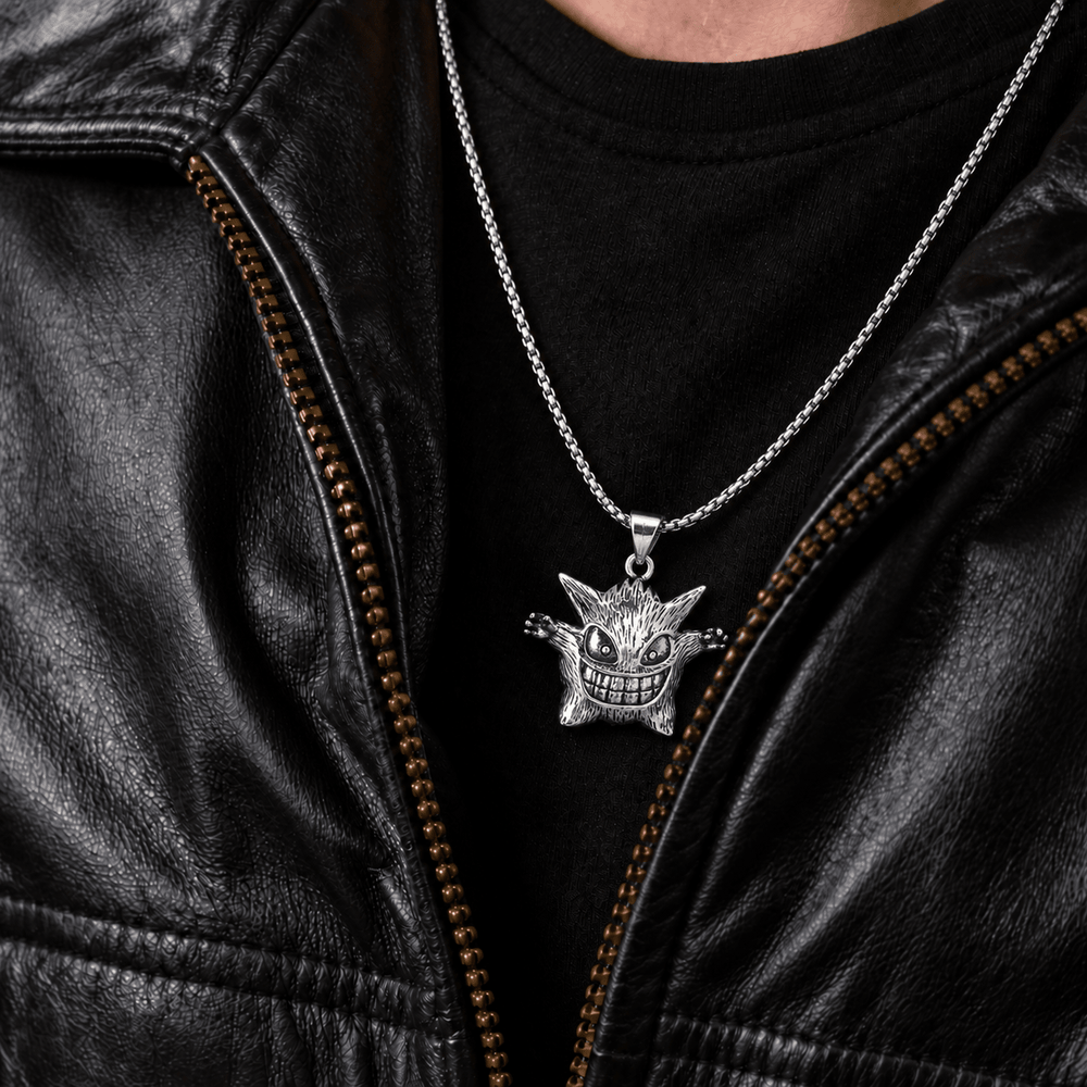 Gengar Pendant Necklace - Pokémon - craftedbykaiyo