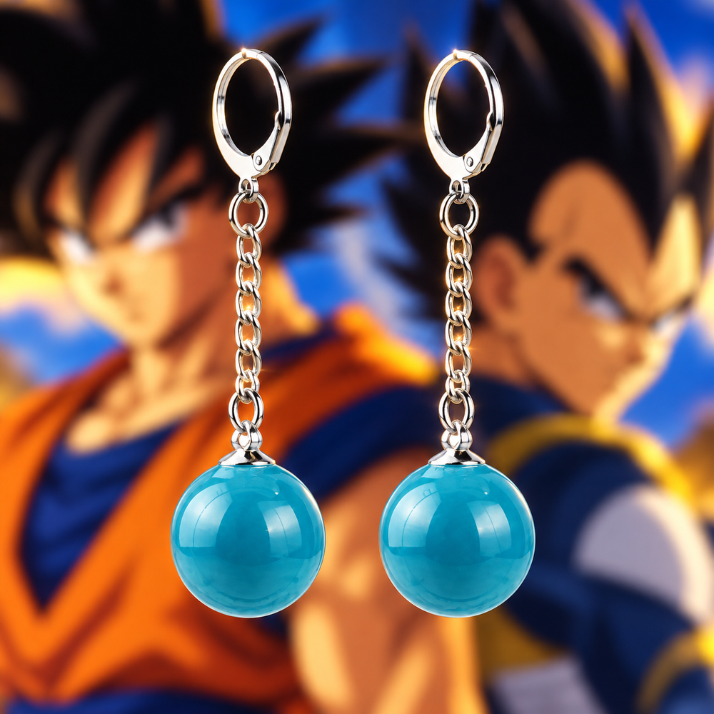 Potara Fusion Earrings - Dragon Ball Z - craftedbykaiyo
