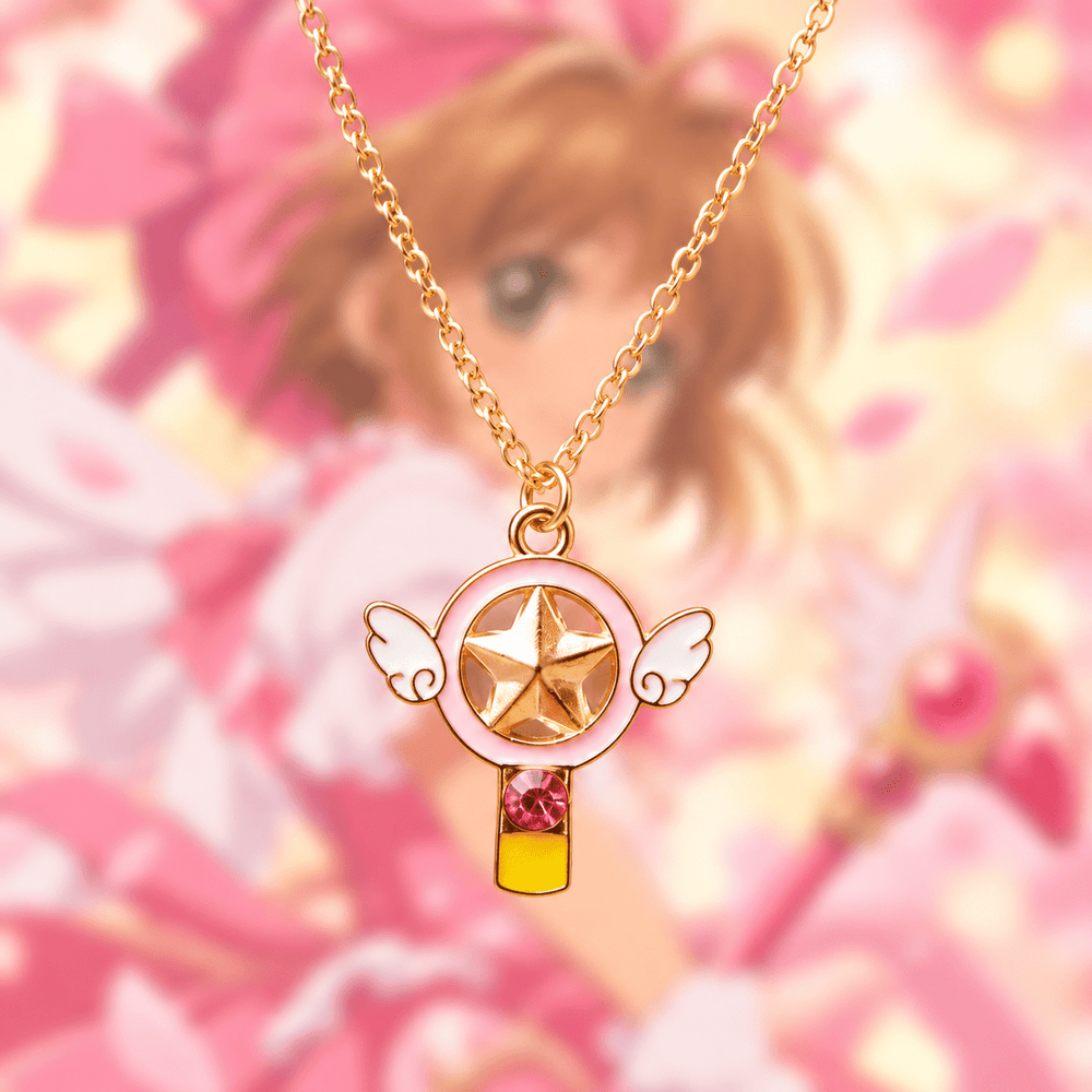 Star Wand Key Necklace - Cardcaptor Sakura - craftedbykaiyo